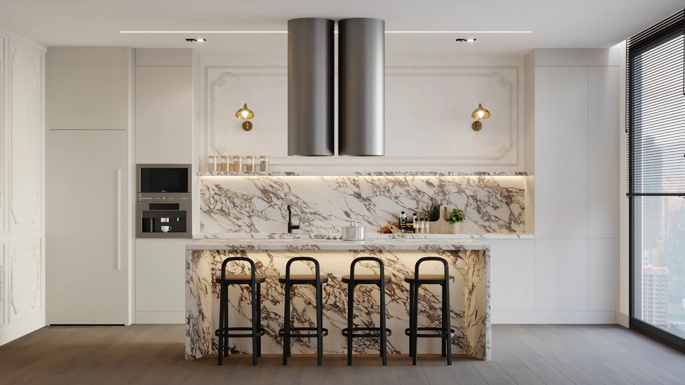 Flat 210, E 54th Avenue — Residential interior design by Galip Kaya
