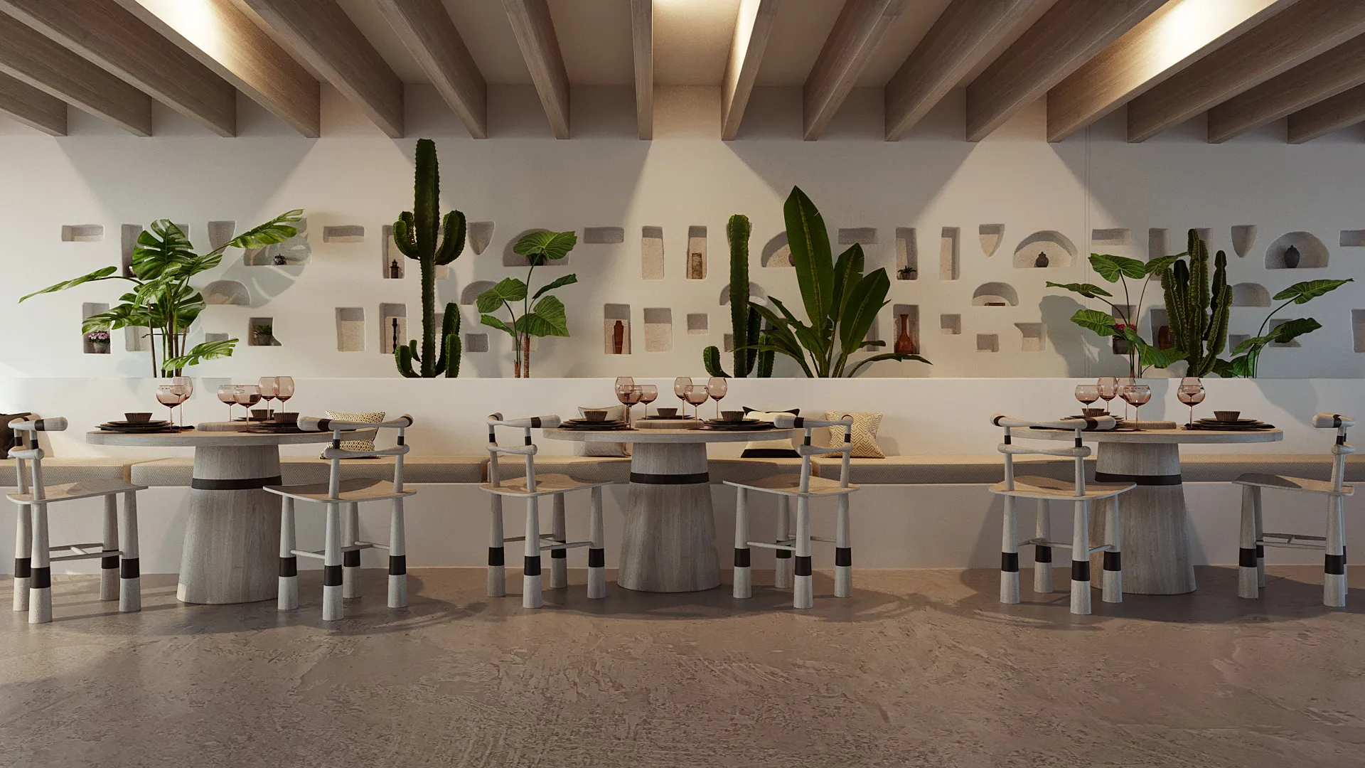 Lancha Restaurant — Commercial interior design by Galip Kaya